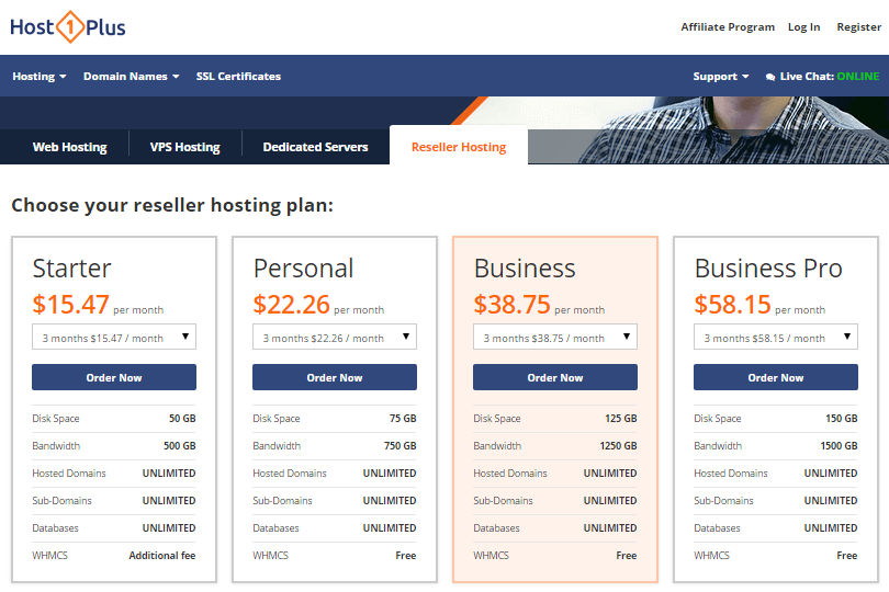 business plan hosting reseller