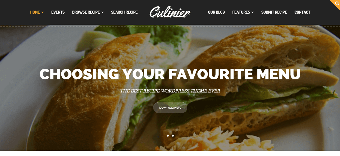 Culinier-food-wordpress-theme