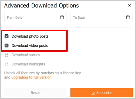how to download Instagram photos