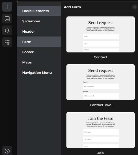 Add form with Boxmode 
