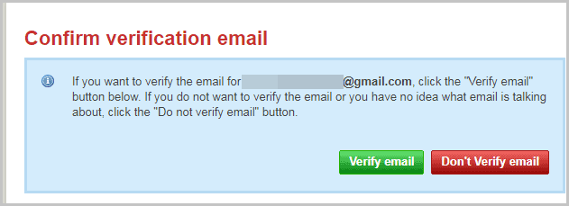 Hostinger verify email