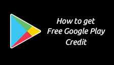 Free Google Play Credit