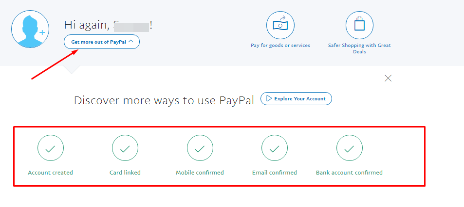paypal verified account