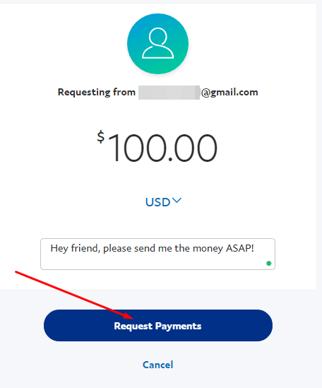 request payment