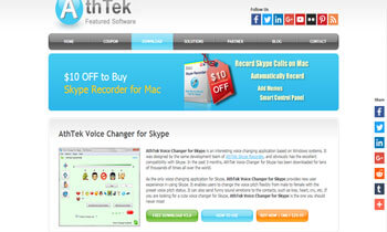 AthTek  Skype Voice Changer