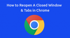 How to reopen a closed window chrome