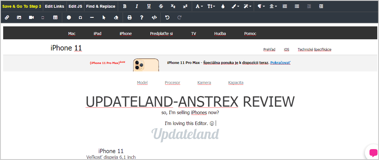 Anstrex Editor