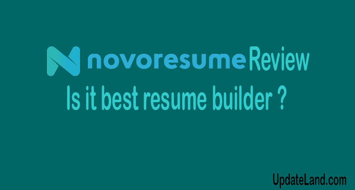 Novoresume Review 2022 Is It Best Resume Builder 