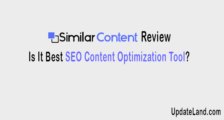 SimilarContent Review
