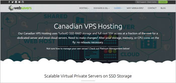 websavers canadian vps hosting