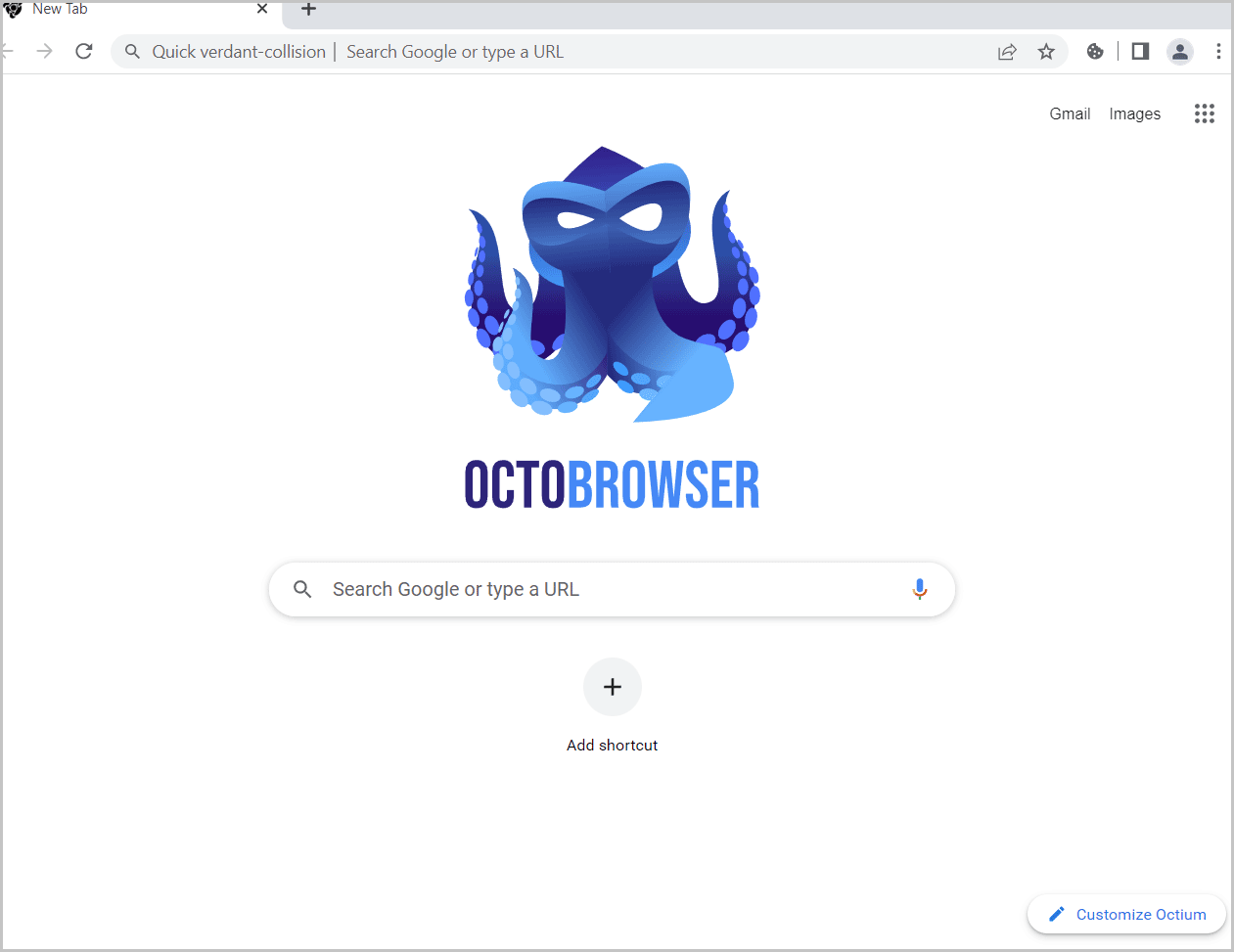 Octo Browser User Interface