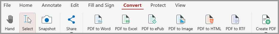 Convert from PDF to Excel