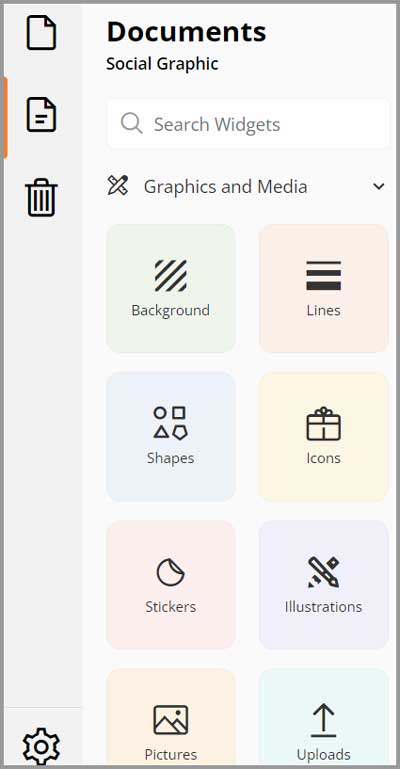 Graphics & Media widgets