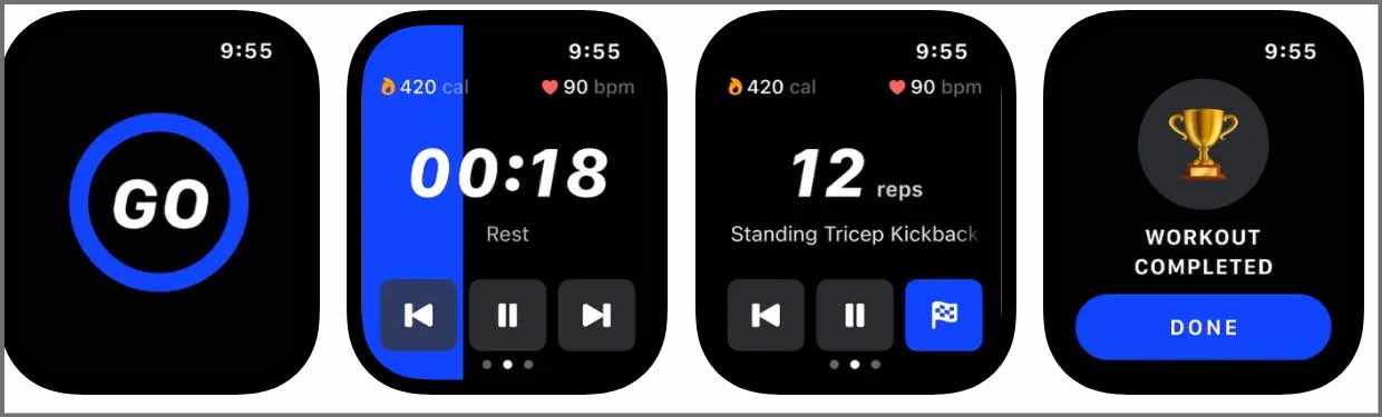 Smartwatch integration at Muscle Booster