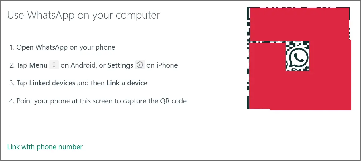 How to access Whatsapp Web