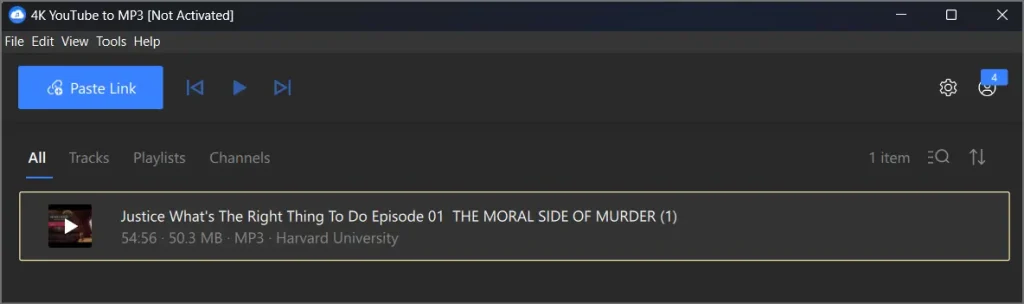 Convert youtube to MP3