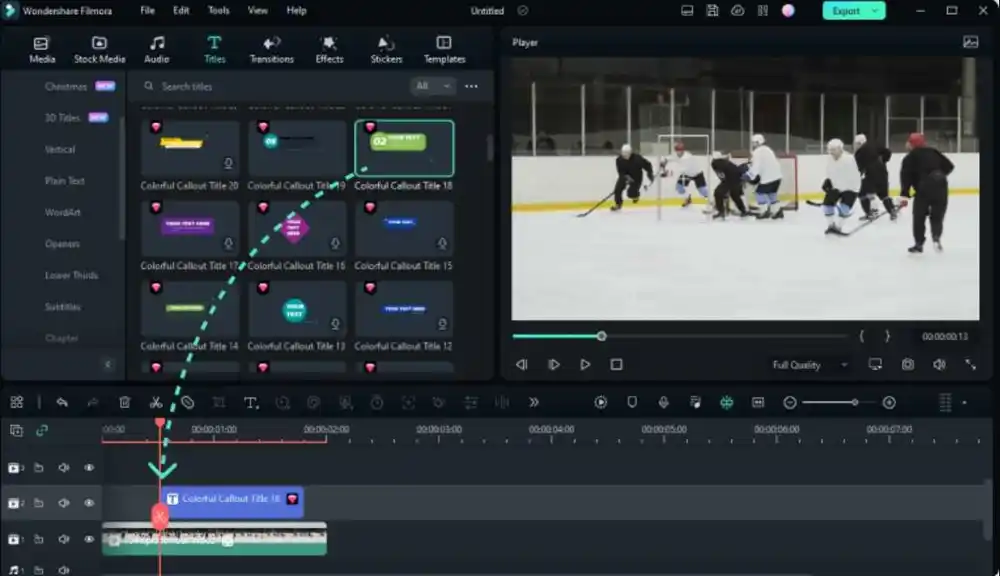 linking element to follow the motion